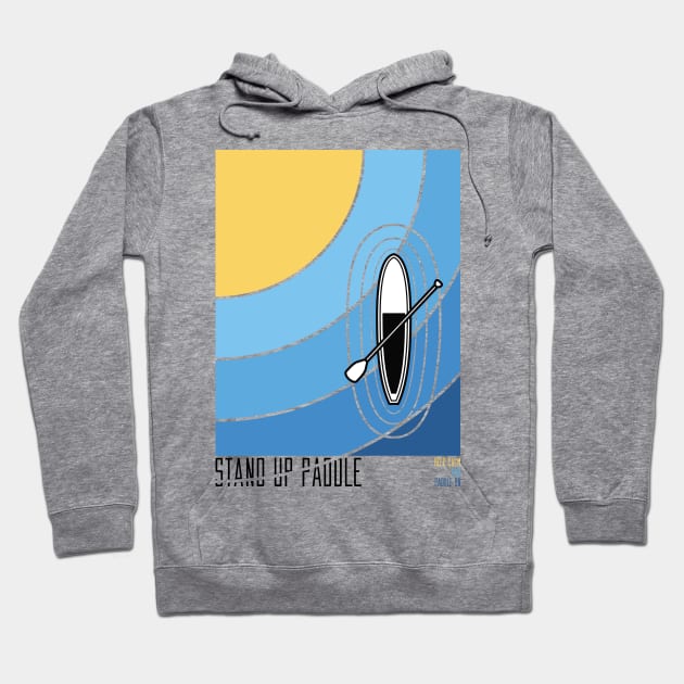 Keep Calm and Paddle On Hoodie by quilimo